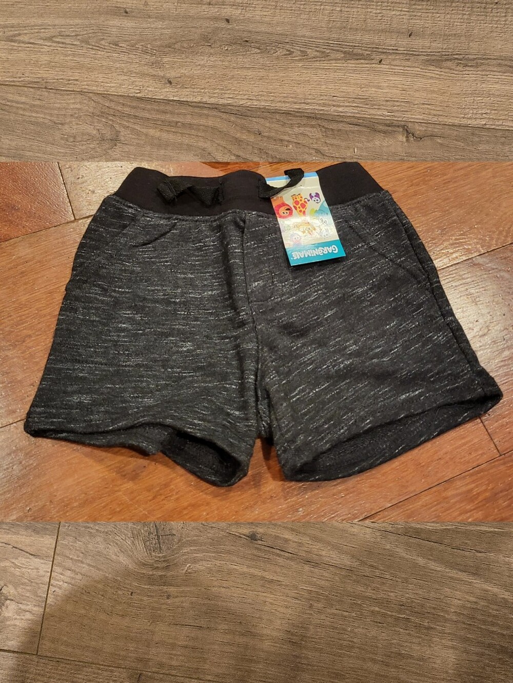 NWT Baby boy marled grey shorts size 3-6mos